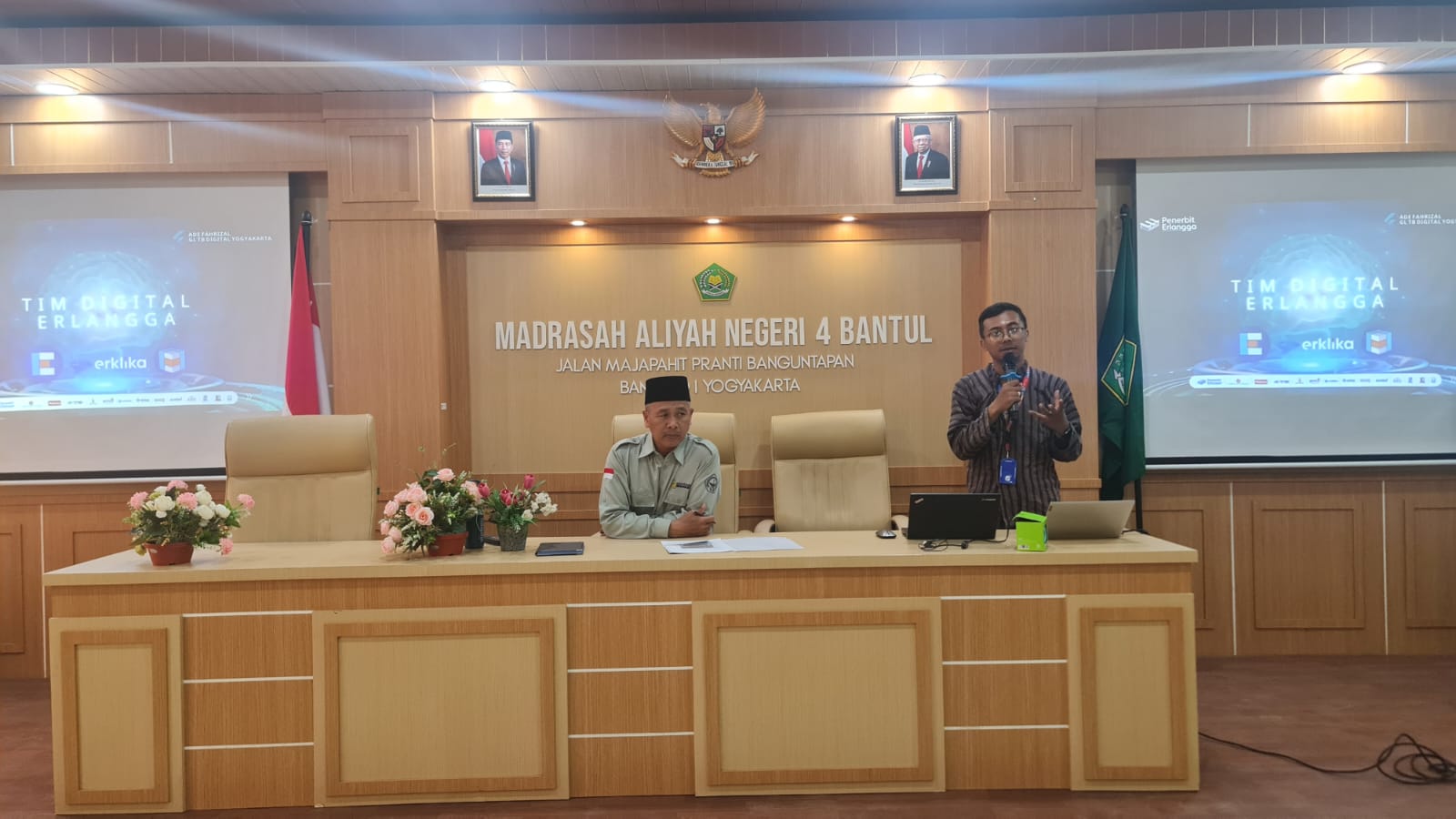 Man 4 Bantul Gandeng Erlangga Dalam Pemanfaatan Teknologi Sebagai Media